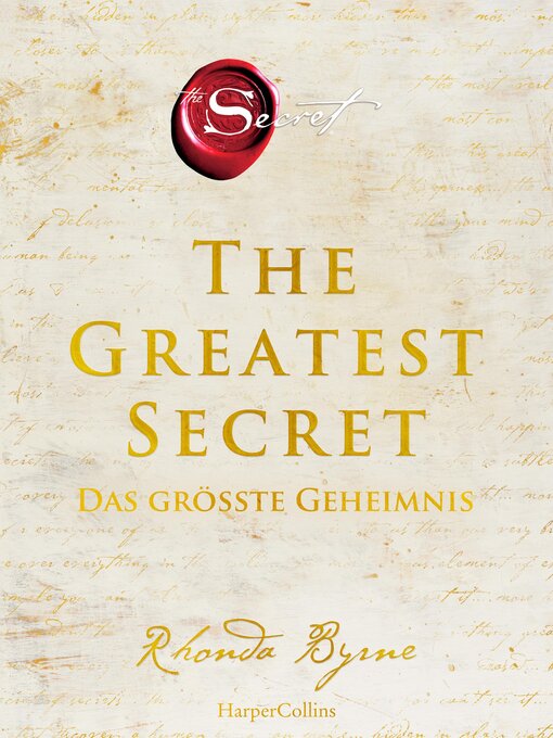 Title details for The Greatest Secret – Das größte Geheimnis by Rhonda Byrne - Available